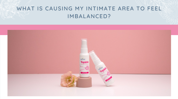 What is causing my intimate area to feel imbalanced?